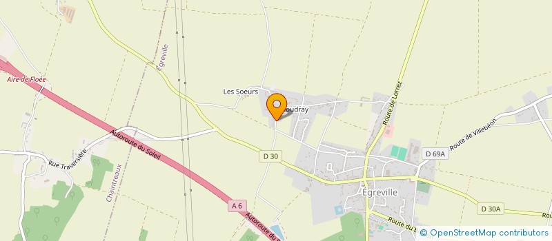 localisation de l'entreprise BATICOZY à EGREVILLE