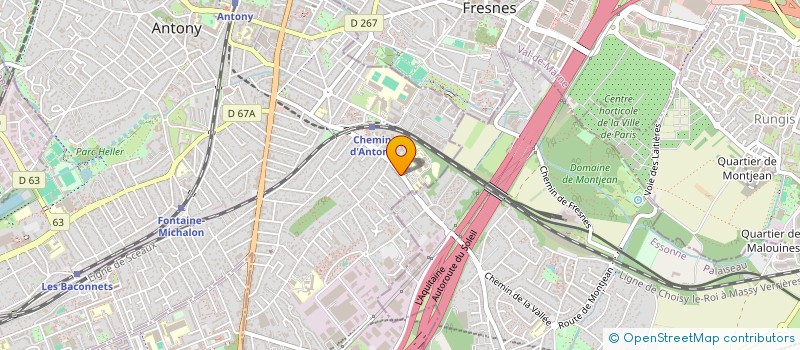 localisation de l'entreprise BATICRAFT SERVICES à ANTONY
