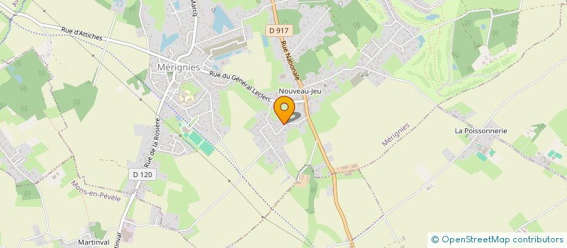 localisation de l'entreprise BATICREA LITTORAL  SAINT-LEONARD