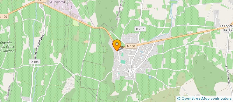 localisation de l'entreprise BATICREAT  SAZE