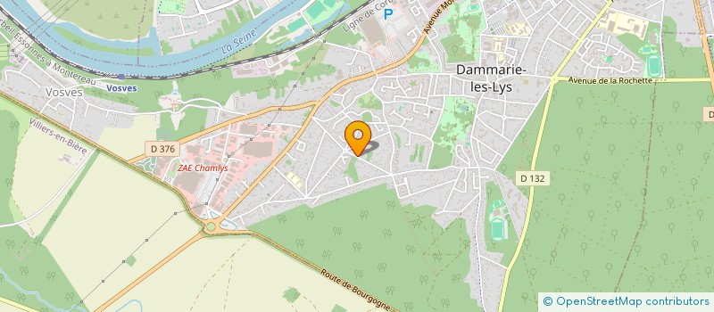 localisation de l'entreprise BATICRUZ RENOV' à DAMMARIE-LES-LYS