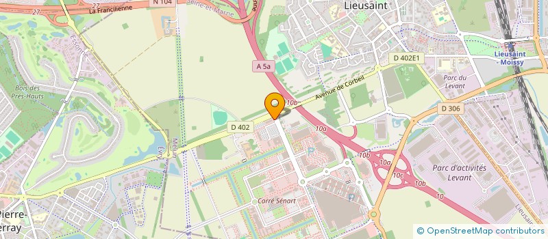 localisation de l'entreprise BATID ECO  LIEUSAINT