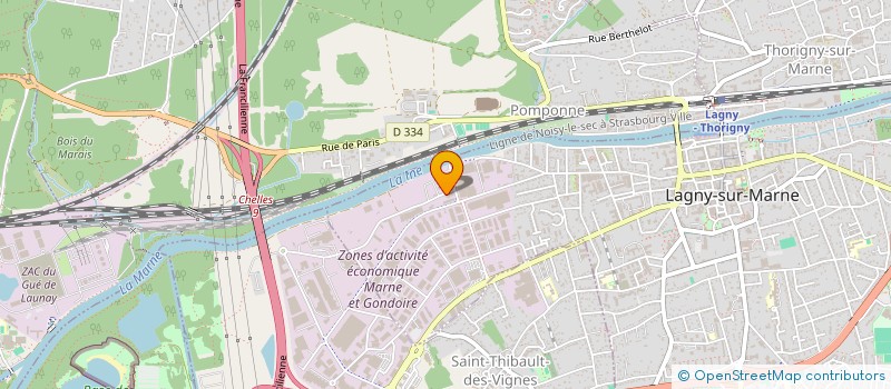 localisation de l'entreprise BATIDAL  LAGNY-SUR-MARNE