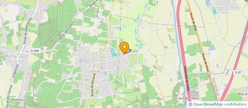 localisation de l'entreprise BATIDAPE à LUCENAY
