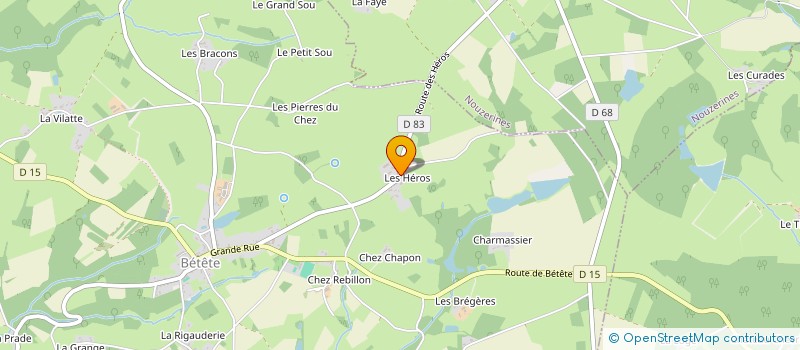 localisation de l'entreprise BATIDEAL à BETETE