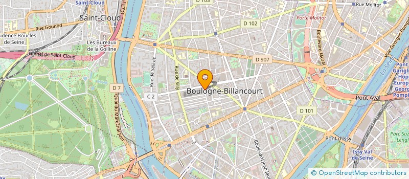 localisation de l'entreprise BATIDECO à BOULOGNE-BILLANCOURT