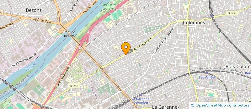 localisation de l'entreprise BATIDECO  COLOMBES