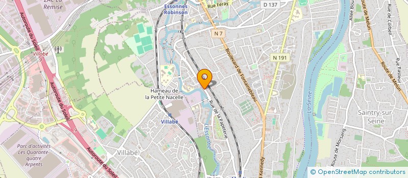 localisation de l'entreprise BATIDECO SERVICES à CORBEIL-ESSONNES
