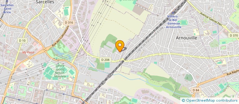 localisation de l'entreprise BATIDEM 2003  SARCELLES