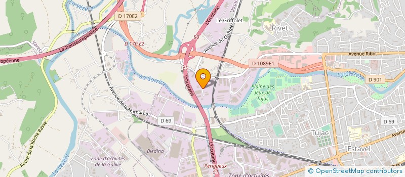 localisation de l'entreprise BATIDEM  BRIVE-LA-GAILLARDE