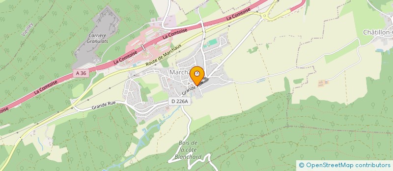 localisation de l'entreprise BATIDEP SERVICES  MARCHAUX-CHAUDEFONTAINE