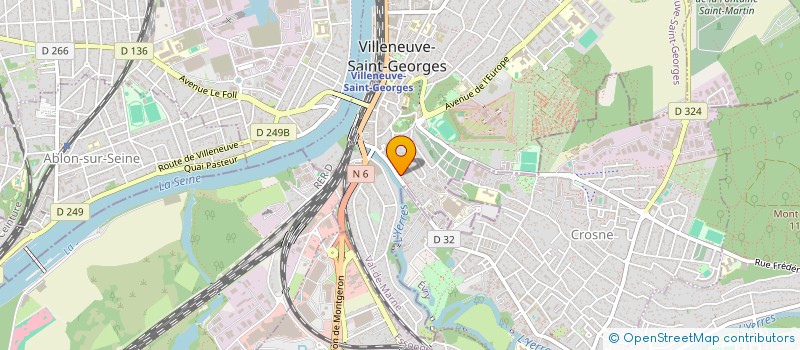 localisation de l'entreprise BATIDIS  VILLENEUVE-SAINT-GEORGES