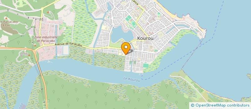 localisation de l'entreprise BATIDOM à KOUROU