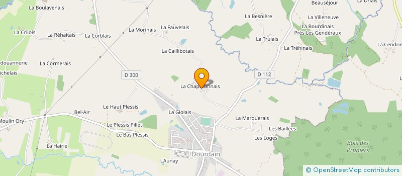 localisation de l'entreprise BATIDOM  DOURDAIN