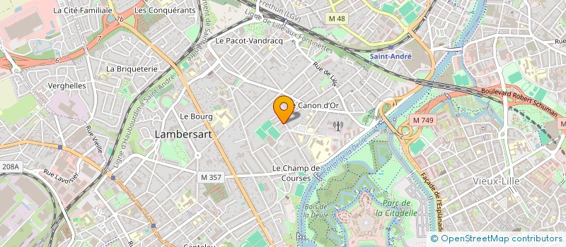 localisation de l'entreprise BATIDOR à LAMBERSART