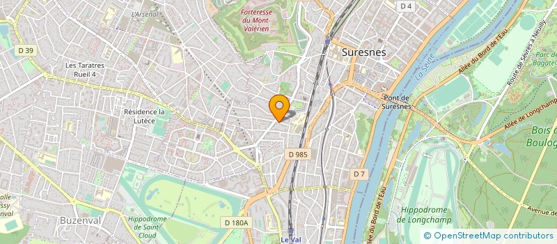 localisation de l'entreprise BATIE GENIE à SURESNES