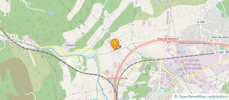 localisation de l'entreprise BATIE ROSSO à GARDANNE