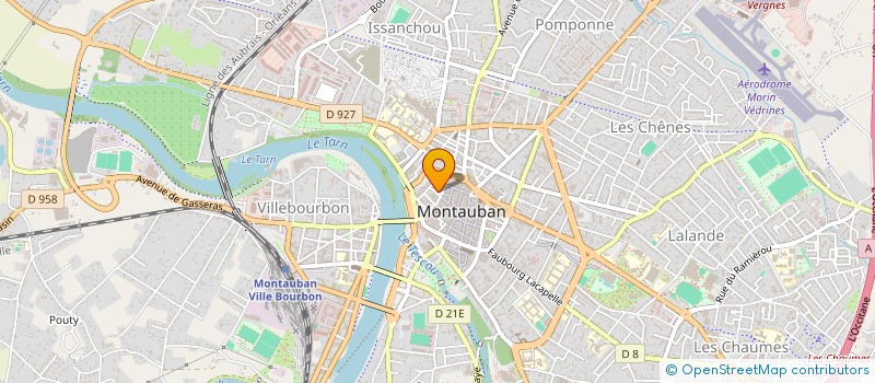 localisation de l'entreprise BATIE - TENDANCE - TP  MONTAUBAN