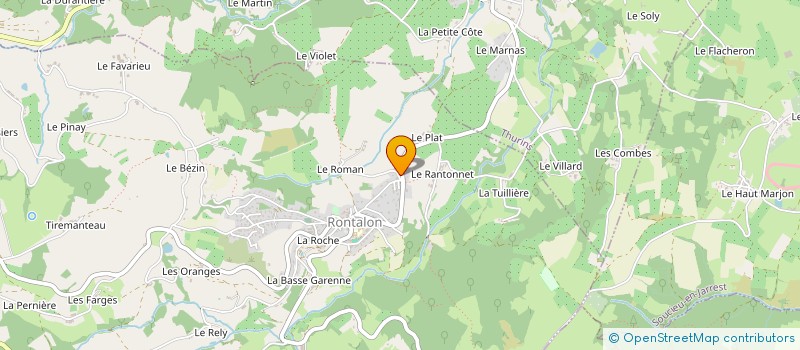 localisation de l'entreprise BATIECOSANTE  RONTALON