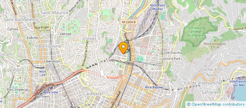 localisation de l'entreprise BATIELEC CONSTRUCTION à NICE