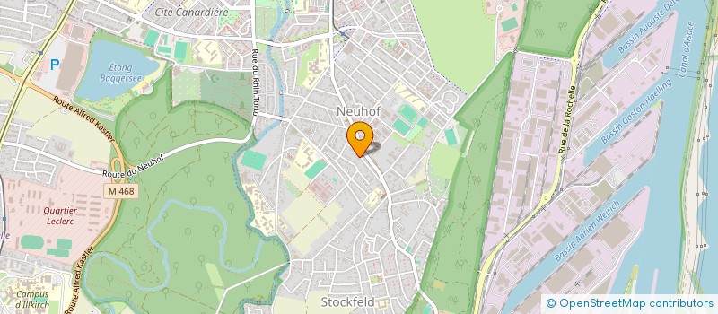 localisation de l'entreprise BATIELEC ELECTRICITE MICHEL KRANTZ à STRASBOURG