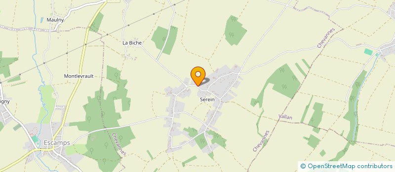 localisation de l'entreprise BATIENERGIE CONSEIL  CHEVANNES