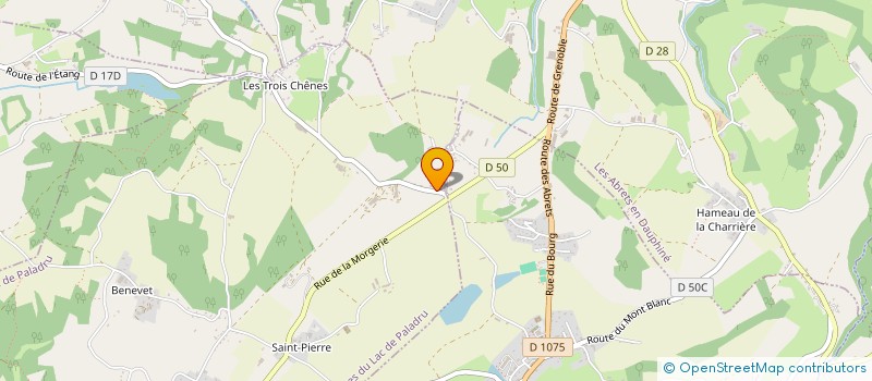 localisation de l'entreprise BATIER ET FILS  VILLAGES DU LAC DE PALADRU