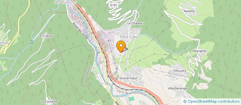 localisation de l'entreprise BATIETANCHE 73 à LA LECHERE