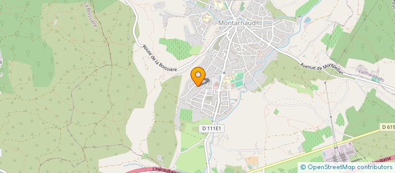 localisation de l'entreprise BATIEVA  MONTARNAUD