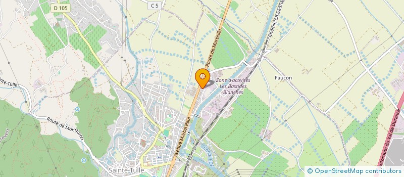localisation de l'entreprise BATIF 04  SAINTE-TULLE