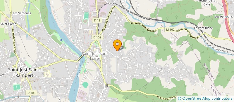 localisation de l'entreprise BATIFAP  SAINT-JUST-SAINT-RAMBERT