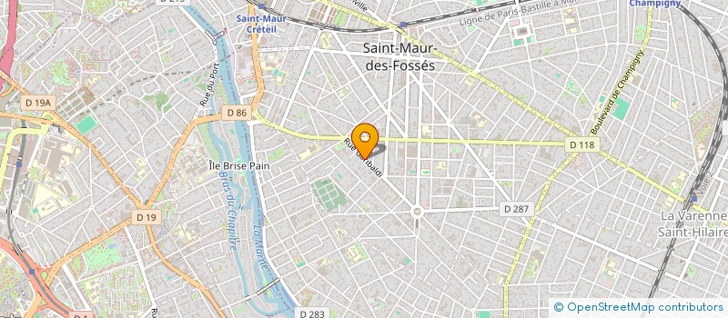 localisation de l'entreprise BATIFAR à SAINT-MAUR-DES-FOSSES