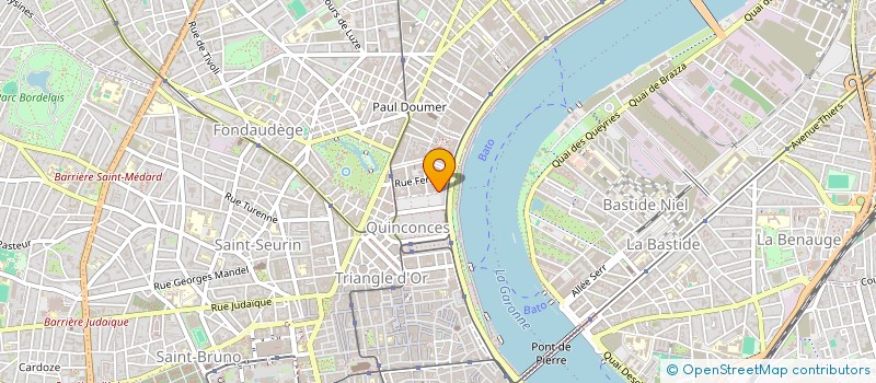 localisation de l'entreprise BATIFEMMES à BORDEAUX