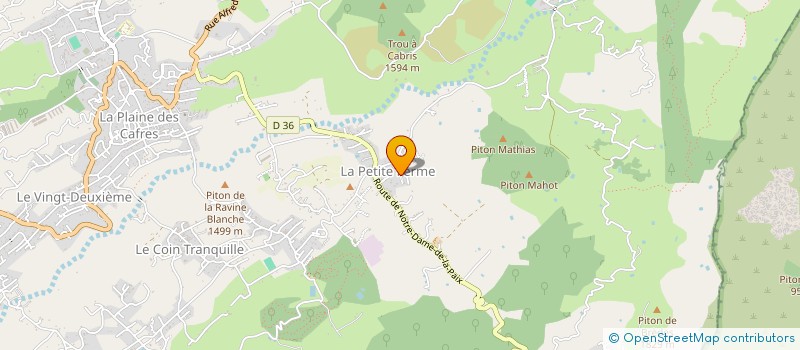 localisation de l'entreprise BATIFER.OI à LE TAMPON