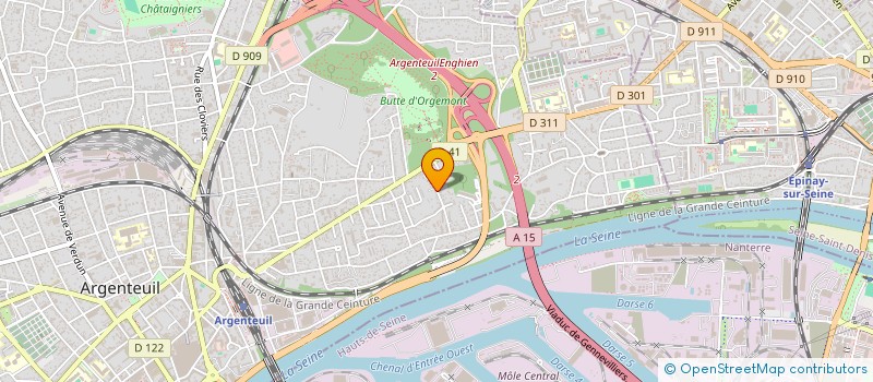 localisation de l'entreprise BATIFERM  ARGENTEUIL