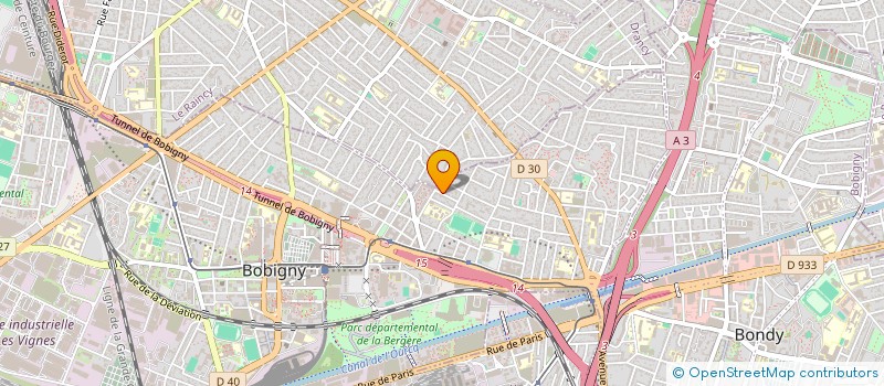 localisation de l'entreprise BATIFERMETURES à BOBIGNY