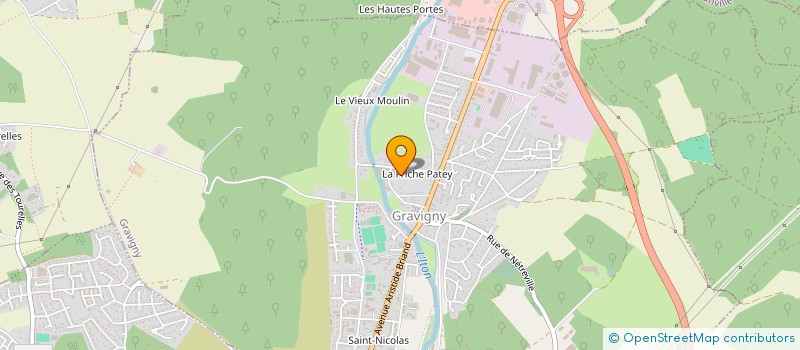 localisation de l'entreprise BATIFIRST à GRAVIGNY