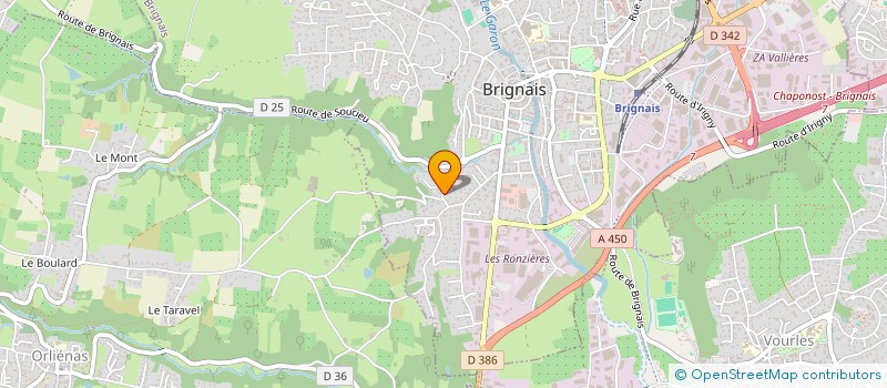 localisation de l'entreprise BATIFIRST EURL  BRIGNAIS