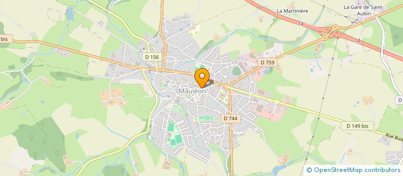 localisation de l'entreprise BATIFIT  MAULEON