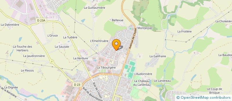 localisation de l'entreprise BATIFLAMME à HERBIERS (LES)