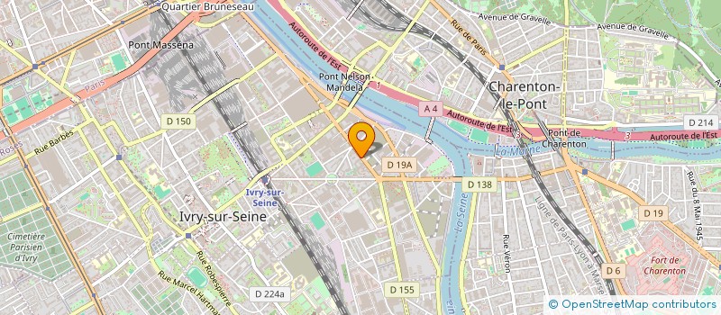 localisation de l'entreprise BATIFLAT  IVRY-SUR-SEINE