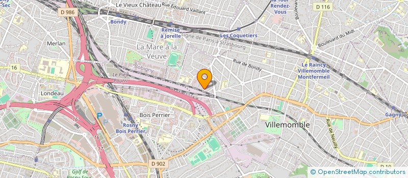 localisation de l'entreprise BATIFLECHE à VILLEMOMBLE