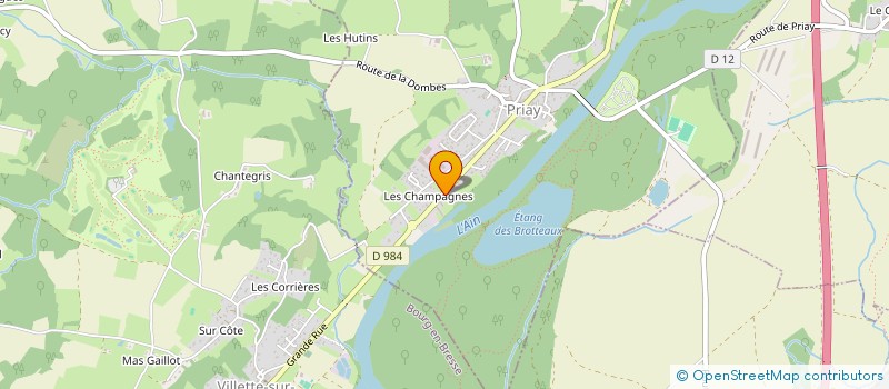 localisation de l'entreprise BATIFLO  PRIAY