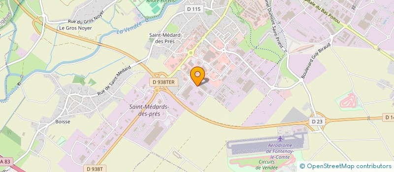 localisation de l'entreprise BATIFLOOR  FONTENAY-LE-COMTE