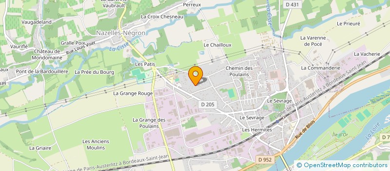 localisation de l'entreprise BATIFOND  NAZELLES-NEGRON