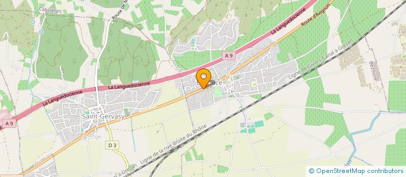 localisation de l'entreprise BATIFOX  BEZOUCE