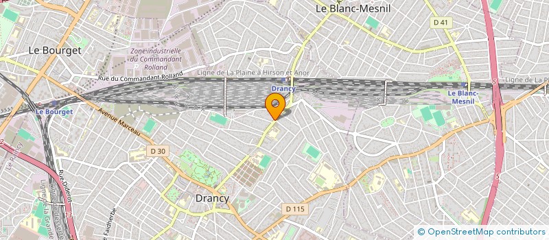 localisation de l'entreprise BATIFRANCE à DRANCY