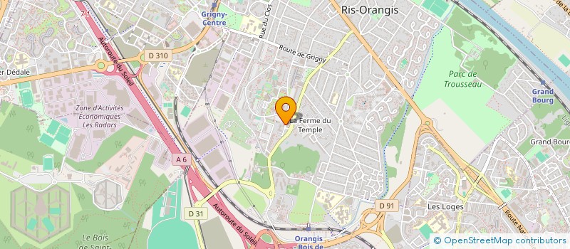 localisation de l'entreprise BATIFRANCE 91 à RIS-ORANGIS