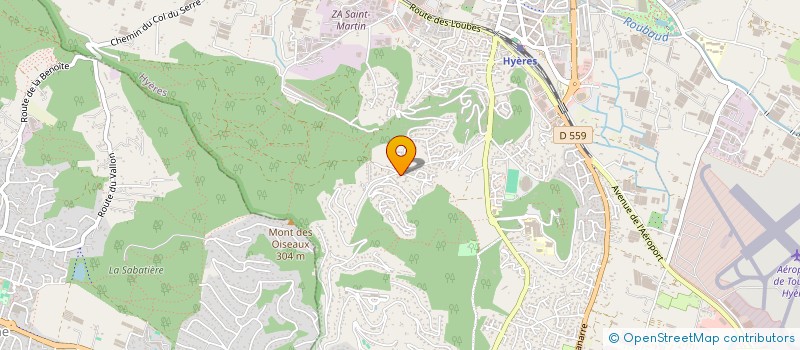 localisation de l'entreprise BATIFRED à HYERES