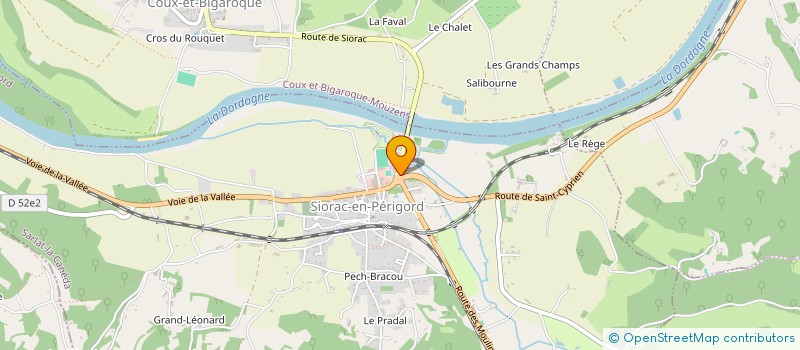 localisation de l'entreprise BATIFRERE  SIORAC-EN-PERIGORD